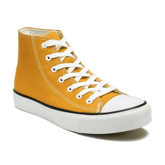 Men's High Top Canvas Sneakers Lace Up Classic Fashion Casual Shoes Comfortable Classic Running Shoe