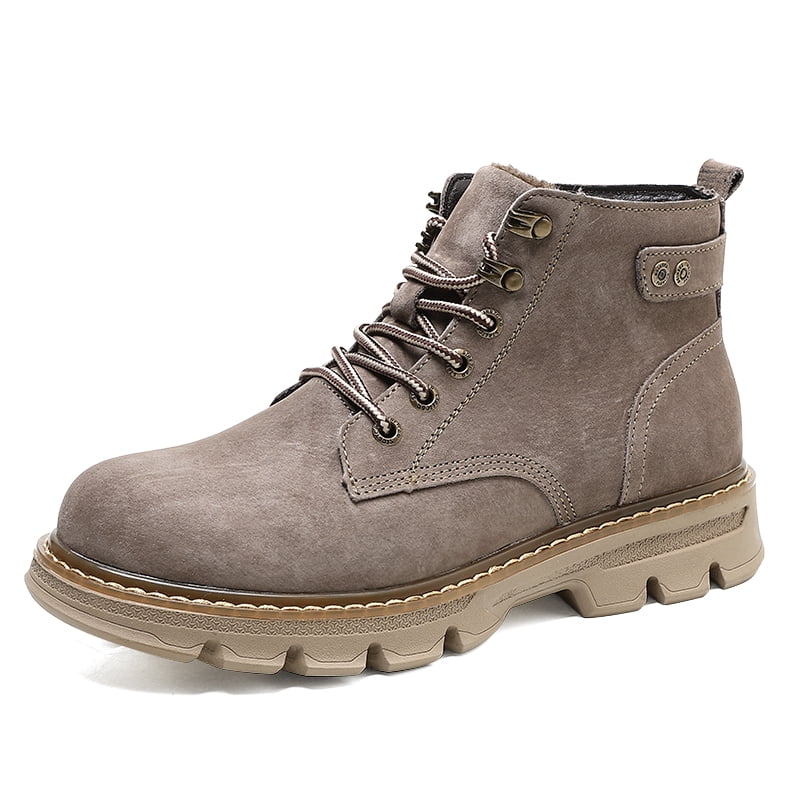 Top Craft Boot Men's High Top Lace‑up Work Style Ankle Boots, Casual Martin Boot with ...