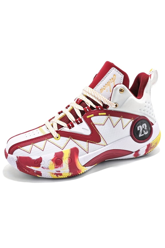 Men's High Top Sneakers - Breathable, Arch Support Running Shoes for Basketball & Sports - For Men - Suitable for Athletic Activities - Great Gift for Sports Enthusiasts
