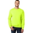 thumbnail image 1 of Men's High-Visibility Super-Soft Cotton/Poly Sweatshirt, 3XL Safety Green, 1 of 5