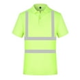 thumbnail image 1 of Men's High Visibility Sweatshirt - Pullover Hi Vis Hoodie - Reflective Short Sleeve - Safety Workwear, 1 of 3