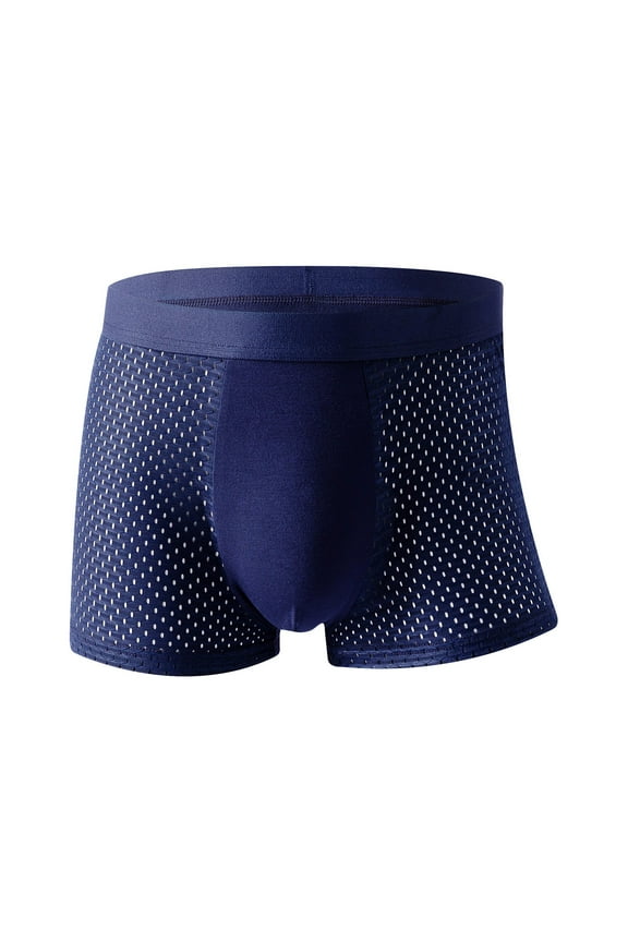 Men's High Waist Briefs Loose Fit Comfortable and Breathable Underwear for Daily Wear
