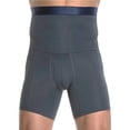thumbnail image 1 of Men's High-Waist Compression Running Tights with Double-Layer Shorts, Solid Color Athletic Training Pants, 1 of 4