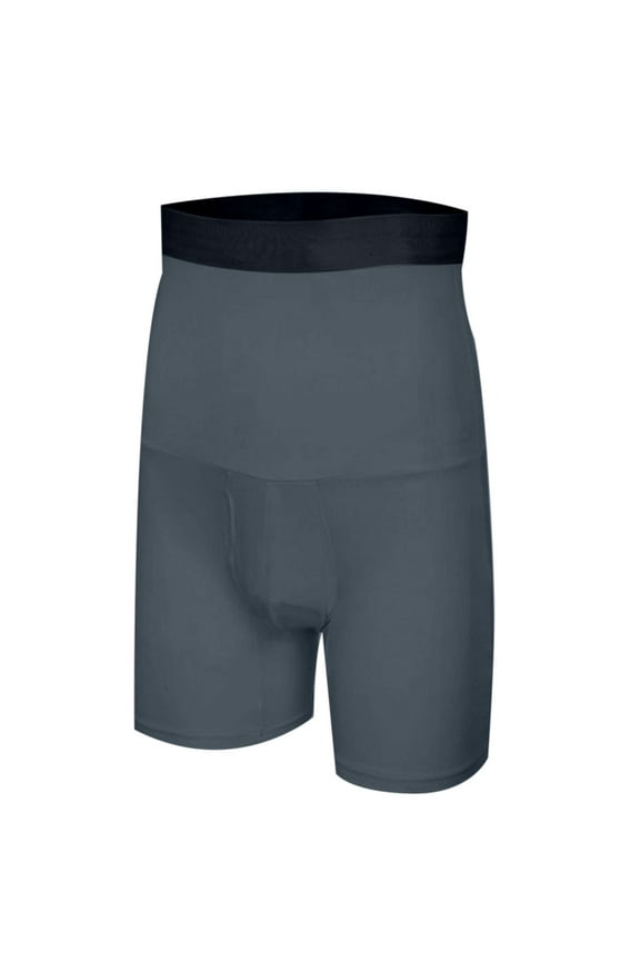 Men's High Waist Silicone Shaping Briefs Tight Fitting and Compression Shorts, Lightweight, Suitable for Sports