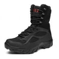 thumbnail image 1 of Men's High-top Desert Tactical Boots, Comfort Breathable Durable Rubber Sole Military Work and Hiking Shoes, for Outdoor Comfort Lace Up Zipper Men's Shoes, 1 of 7