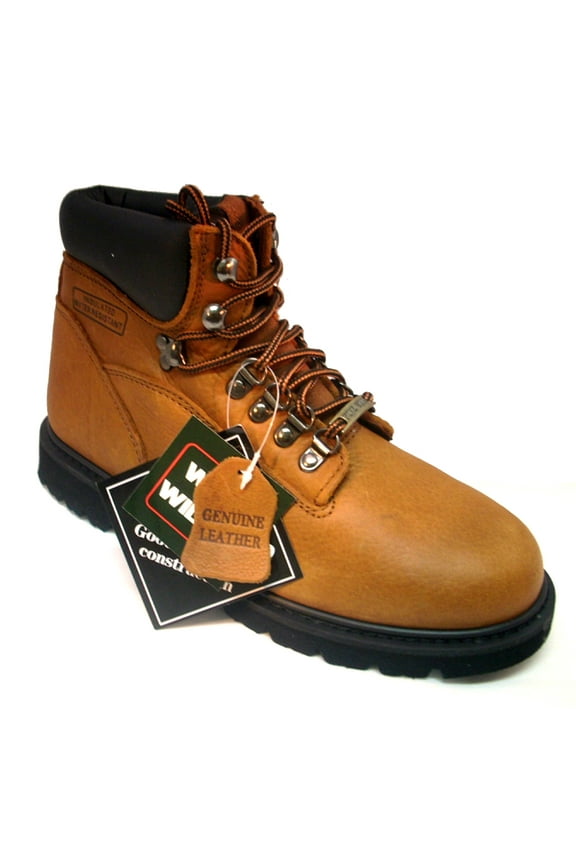 Men's Hiker Boots Tumbled Leather 6" Sierra Waterproof Work Boot