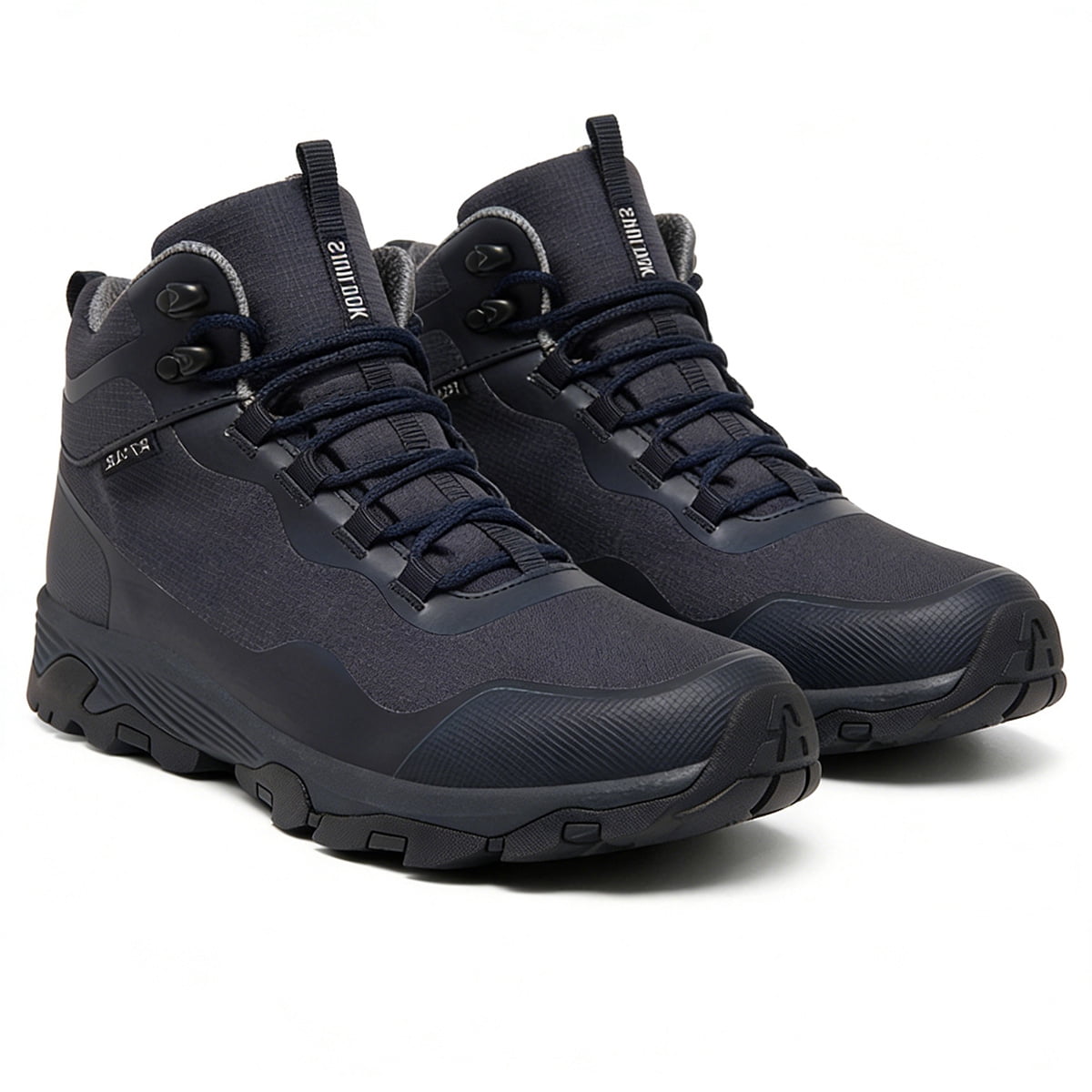 COM STAR Men Hiking Boots Breathable Outdoors Mid Ankle Walking Shoes Lightweight Mountaineering Shoes  for Trekking, Camping