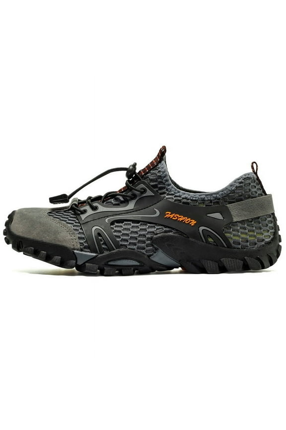 Men's Hiking Breathable Lightweight Shoes Outdoor Quick Dry Mesh Walking Shoes Trekking Training Water Sneakers Size 6-12