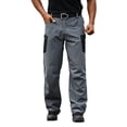thumbnail image 1 of Men's Hiking Cargo Pants Water Resistant Quick Dry Lightweight Loose Straight Leg Pant Outdoor Tactical Camping Fishing Trousers with Multi Pockets Gray 3XL, 1 of 6