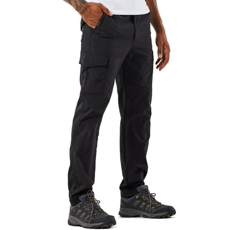 Men's Hiking Cargo Pants Work Climbing Camping Ski Trousers with Multi-Pockets