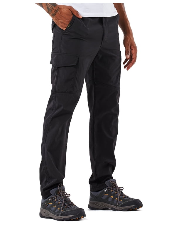 Men's Hiking Cargo Pants Work Climbing Camping Ski Trousers with Multi-Pockets
