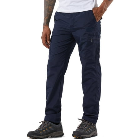 Men's Hiking Cargo Pants Work Climbing Camping Ski Trousers with Multi-Pockets