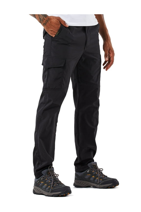 Men's Hiking Cargo Pants Work Climbing Camping Snow Ski Trousers with 6-Pockets