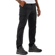 Mens Hiking Cargo Pants Work Climbing Camping Snow Ski Trousers with 6-Pockets