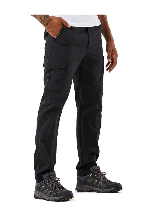Men's Hiking Cargo Pants Work Climbing Camping Snow Ski Trousers with 6-Pockets