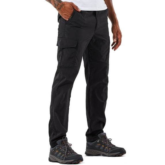 Men's Hiking Cargo Pants Work Climbing Camping Snow Ski Trousers with 6 Pockets