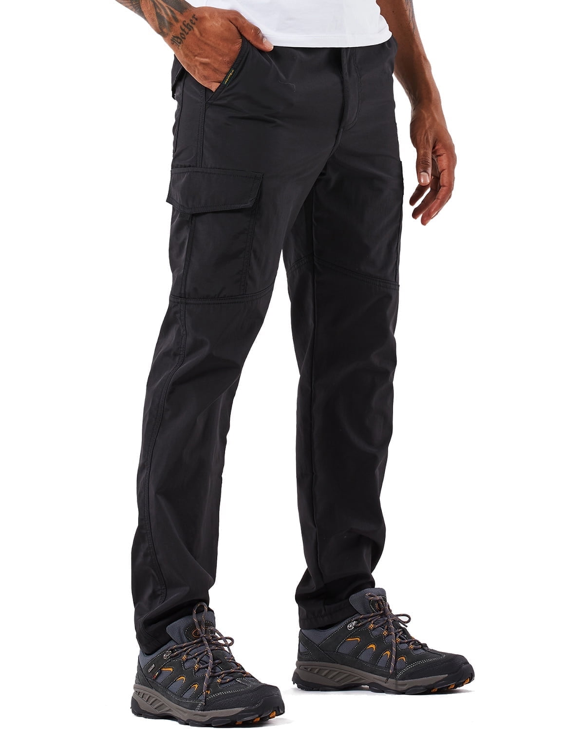 Men's Hiking Cargo Pants Work Climbing Camping Snow Ski Trousers with 6 Pockets