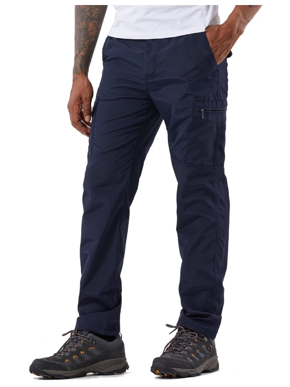 Men's Hiking Cargo Pants Work Climbing Camping Ski Trousers with Multi-Pockets