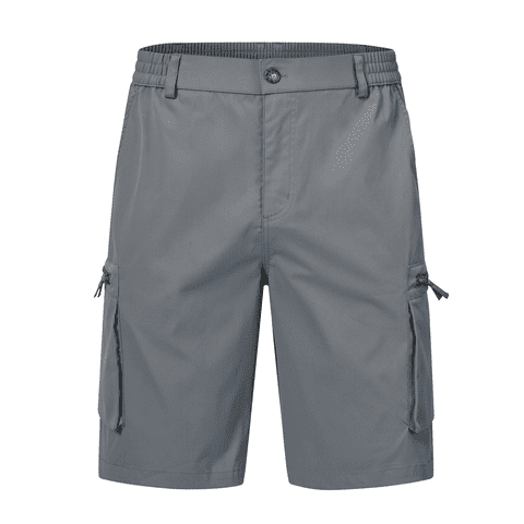 Men's Hiking Cargo Shorts Outdoor Travel Shorts for Men with Multi Pocket for Fishing Camping Casual Golf Grey 34