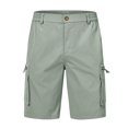 thumbnail image 1 of Men's Hiking Cargo Shorts Outdoor Travel Shorts for Men with Multi Pocket for Fishing Camping Casual Golf Greygreen 32, 1 of 6