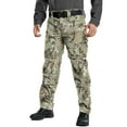 thumbnail image 1 of Men's Hiking Pants Casual Cargo Pants Camo Work Trousers with Multi Pocket(No Knee Pads), 1 of 5