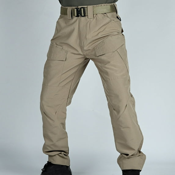 Men's Hiking Pants Outdoor Quick-Dry Lightweight Waterproof Pants with Multi Pocket