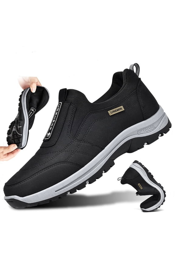 Men's Outdoor Casual Fashion Breathable Slip-on Loafers, Non-slip Walking Sneakers