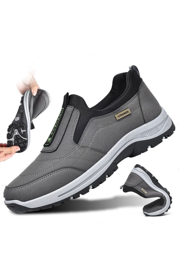 Men's Outdoor Casual Fashion Breathable Slip-on Loafers, Non-slip Walking Sneakers