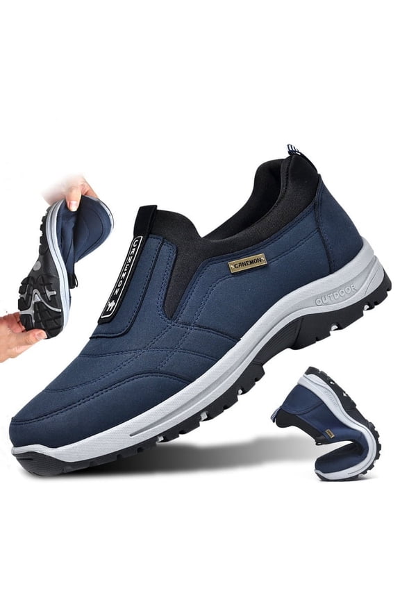 Men's Outdoor Casual Fashion Breathable Slip-on Loafers, Non-slip Walking Sneakers