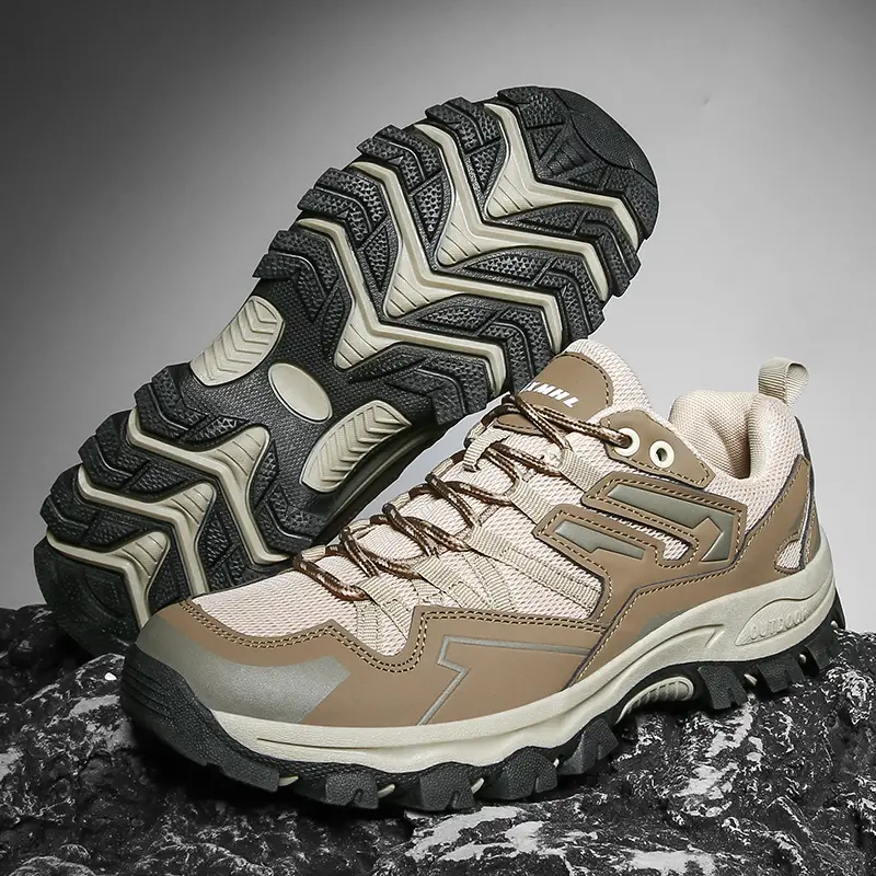 Scarpe Da Trekking Uomo Antiscivolo 2023 - Suola In Gomma, Tomaia In Scamosciato E Mesh, Perfette Per Escursioni E Arrampicata