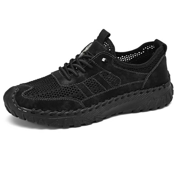 Men's Hiking Shoes - Slip-On Orthopedic Shoes with Arch Support & Breathable Mesh, Perfect for Outdoor Adventures