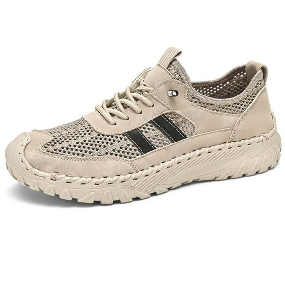 Men's Hiking Shoes - Slip-On Orthopedic Shoes with Arch Support & Breathable Mesh, Perfect for Outdoor Adventures