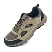 Mens Hiking Shoes Walking Sneakers Outdoor Workout Footwear Non Slip Comfortable Lightweight Breathable Trekking Backpacking Trail Running