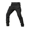 thumbnail image 1 of Men's Hiking Tactical Pants Relaxed Fit Trousers Outdoor Waterproof Travel Pants Lightweight Work Cargo Pants with 9 Pockets black 3X-Large, 1 of 4
