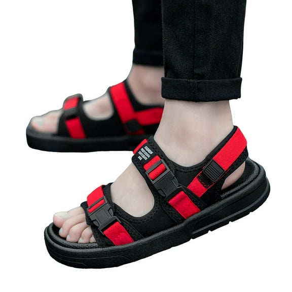 Men's Hiking Water Sandals Atheltic Beach Sports Outdoor Summer Casual Thick Cushion Walking Sandals for Man