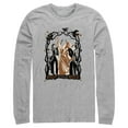 thumbnail image 1 of Men's Hocus Pocus 2 Amuck Witch Cartoon Long Sleeve Shirt Athletic Heather X Large, 1 of 4