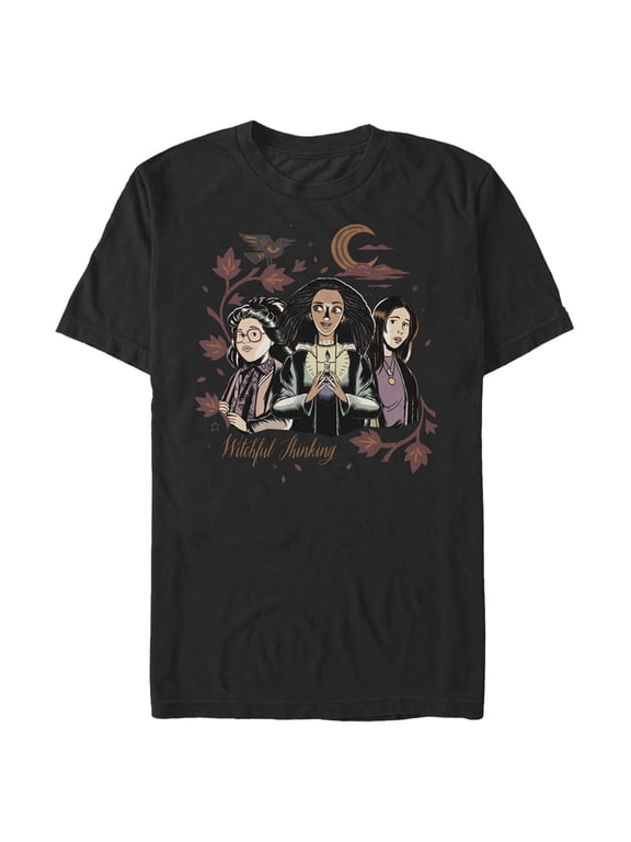 Men's Hocus Pocus 2 Witchful Thinking Graphic Tee Black Large