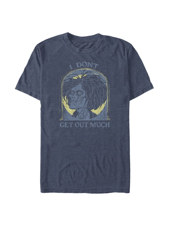 Men's Hocus Pocus Billy Zombie Get Out Much Graphic Tee Navy Blue Heather 3X Large