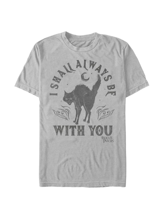 Men's Hocus Pocus Binx Always With You Graphic Tee Silver Medium