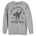 thumbnail image 1 of Men's Hocus Pocus Binx Always With You  Sweatshirt Athletic Heather Large, 1 of 3