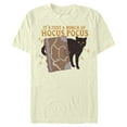 thumbnail image 1 of Men's Hocus Pocus Binx Spellbook  Graphic Tee Beige X Large, 1 of 3