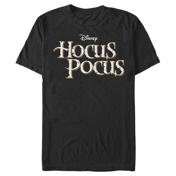 Men's Hocus Pocus Classic Logo  Graphic Tee Black Medium