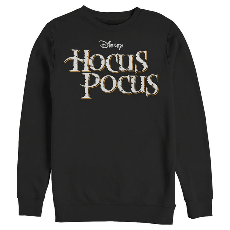 Men s Hocus Pocus Classic Logo Sweatshirt Black Large Walmart