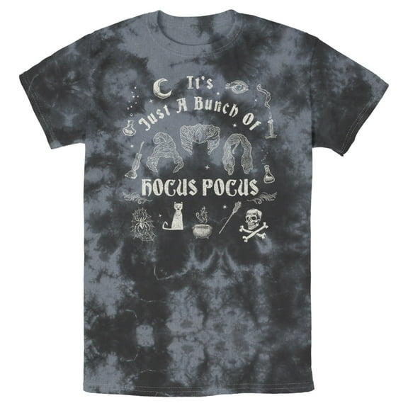 Men's Hocus Pocus Hocus Pocus Spooky Icons  Graphic Tee Black/Charcoal X Large