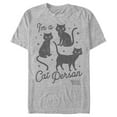 thumbnail image 1 of Men's Hocus Pocus I'm a Cat Person Graphic Tee Athletic Heather 1X Big Tall, 1 of 3