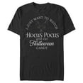 thumbnail image 1 of Men's Hocus Pocus Just Want to Eat Halloween Candy Graphic Tee Black 3X Large, 1 of 4