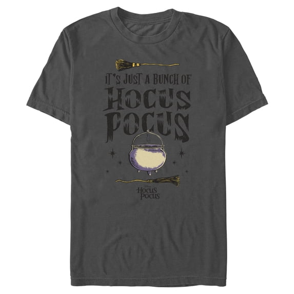 Men's Hocus Pocus Just a Bunch Quote Graphic Tee Charcoal X Large