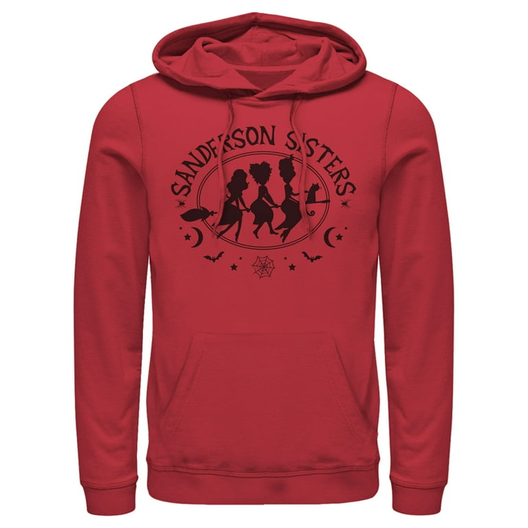 Men s Hocus Pocus Sanderson Sisters Broom Silhouette Pull Over