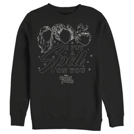 Men s Hocus Pocus Just Want to Eat Halloween Candy Sweatshirt Black 2X Large Walmart