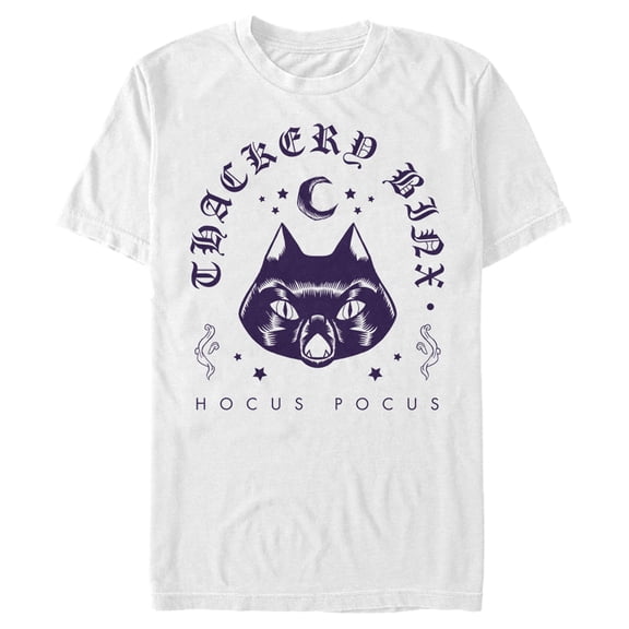 Men's Hocus Pocus Thackery Binx Protector Graphic Tee White 3X Large